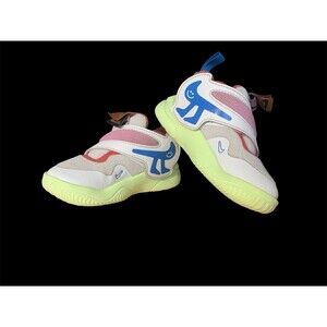Nike Team Hustle D 11 Toddler Shoes Summit White / Barely Volt - Coconut Milk